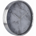 Годинник настінний металевий Optima MARBLE з логотипом 25.2 см Фото 4