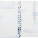 Блокнот А6 з логотипом, пластикова обкладинка, бічна спіраль, 80 аркушів, клітинка Фото 2