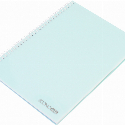 Блокнот А5, пластикова обкладинка, бічна спіраль, 80 арк з логотипом, клітинка, асорті пастел Фото 5