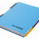 Блокнот в клетку В5, пластиковая обложка 120 л с логотипом Фото 5